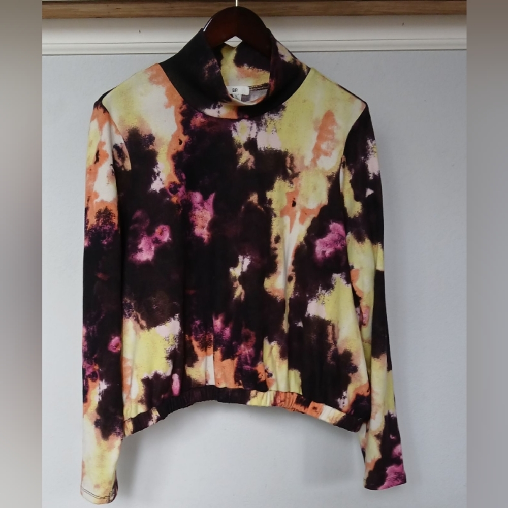 BP Multicolor Turtleneck Top Women's Size 1X